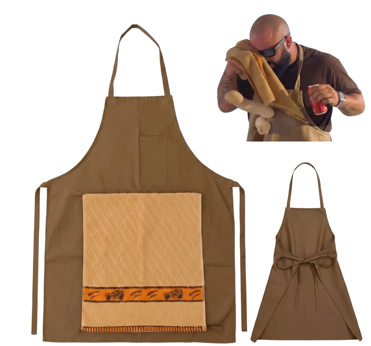 Chef Shlong Novelty BBQ Apron